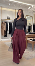 Charger l'image dans la galerie, pantalon palazzo taille haute femme