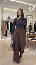 Charger l'image dans la galerie, pantalon palazzo taille haute femme
