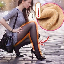 Charger l'image dans la galerie, Collants élastiques doublés en peluche chaude