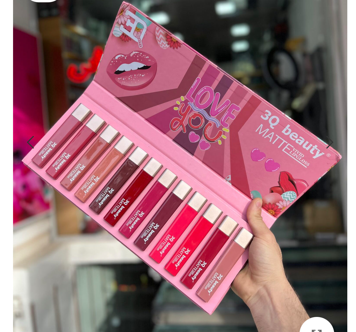 Beauty Matte Lip Gloss – Long-Lasting Set of 12