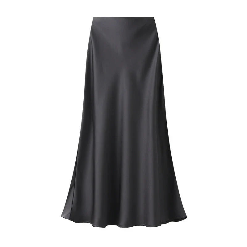 Jupe en satin de soie - Élégance et confort printaniers
